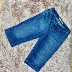 Joe’s jeans long shorts blue knee length Sz. 25